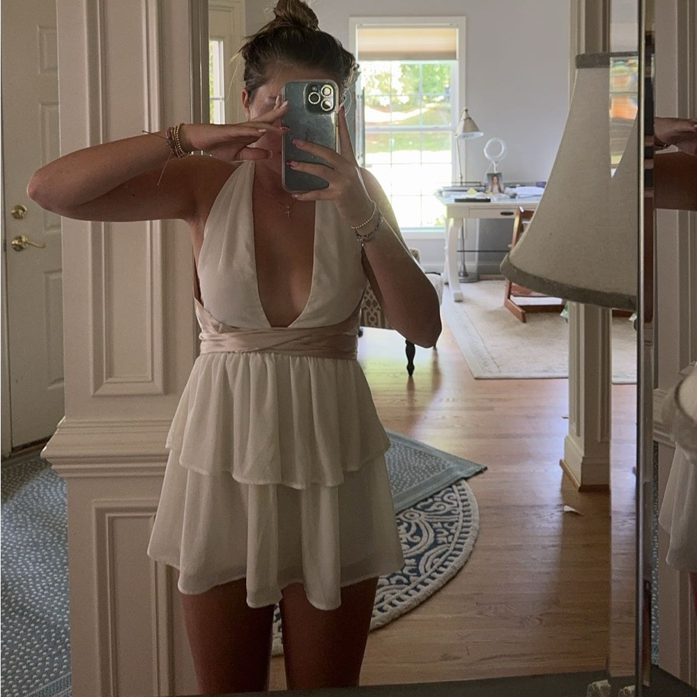 LUCY IN THE SKY HOCO DRESS🤍🤍🤍